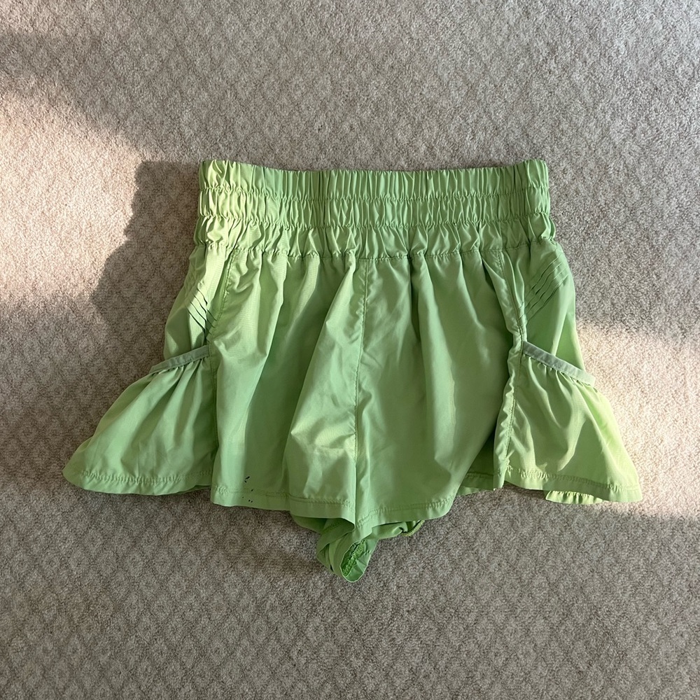 Lime Green Free People Shorts